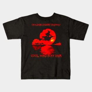 My Hair Blood Moon Witch Halloween Kids T-Shirt